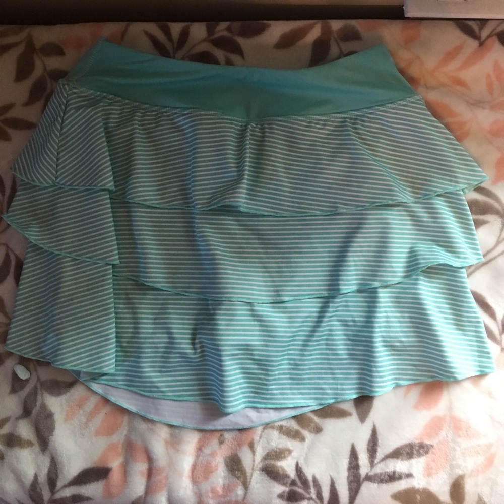 Ruffled tennis skirt
