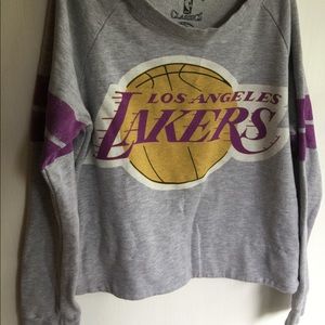 Lakers long sleeve crew neck