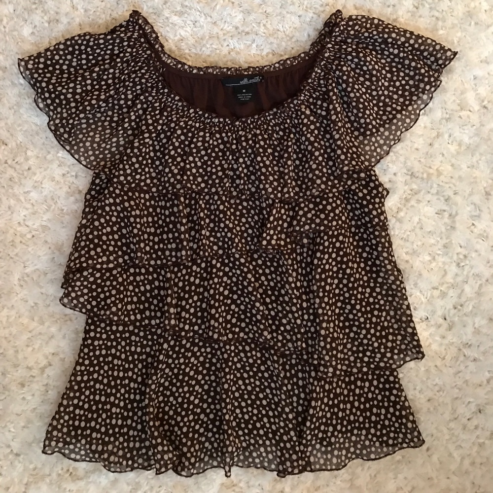 Willi Smith tiered-layer top