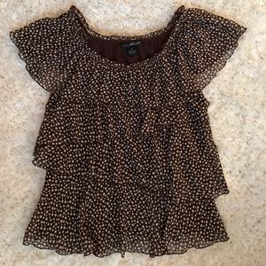 Willi Smith tiered-layer top