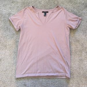 FOREVER 21 Dusty Pink T-Shirt