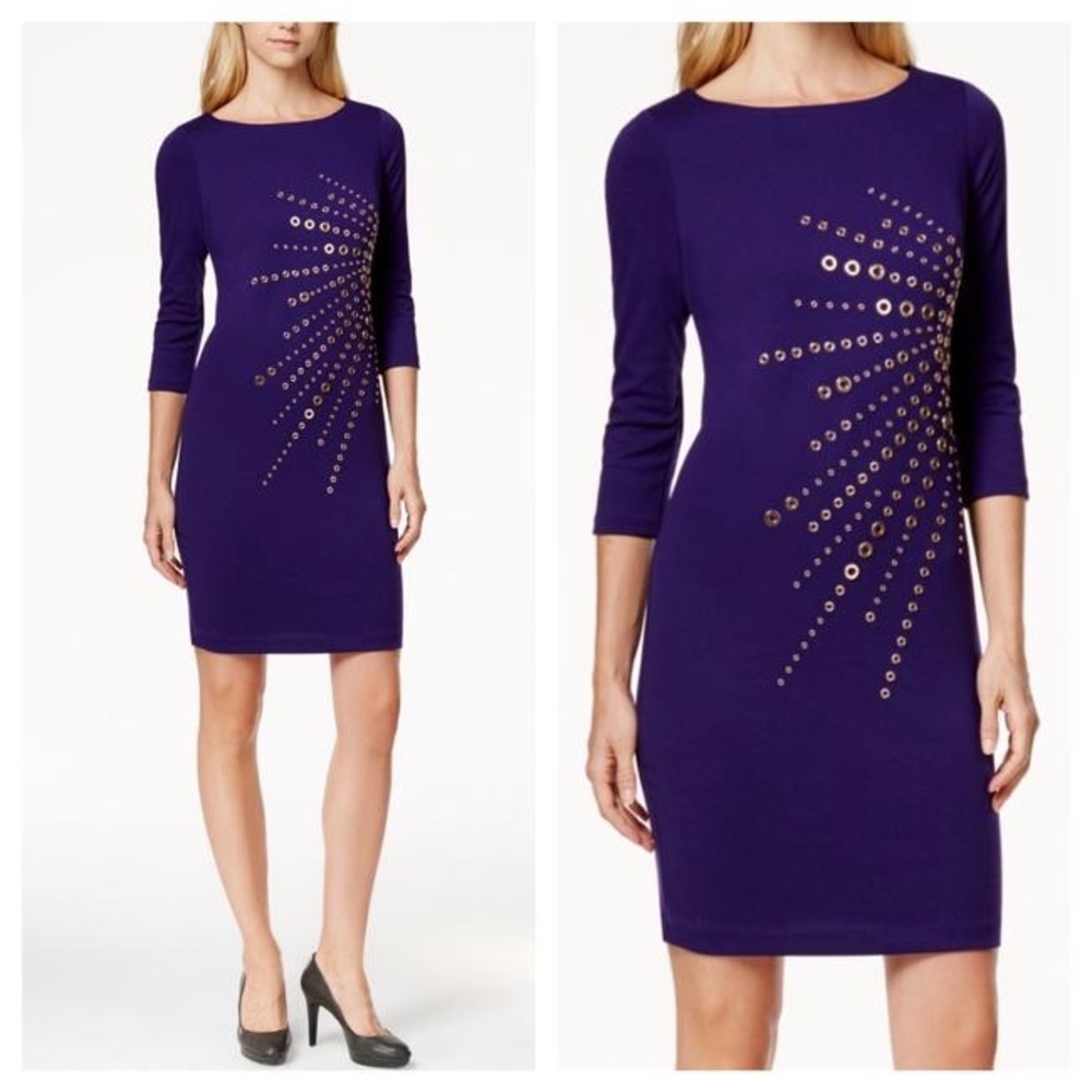 Calvin Klein Grommet Sheath dress Size 4