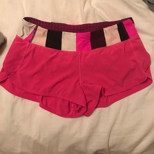 Lulu lemon speed short in pink