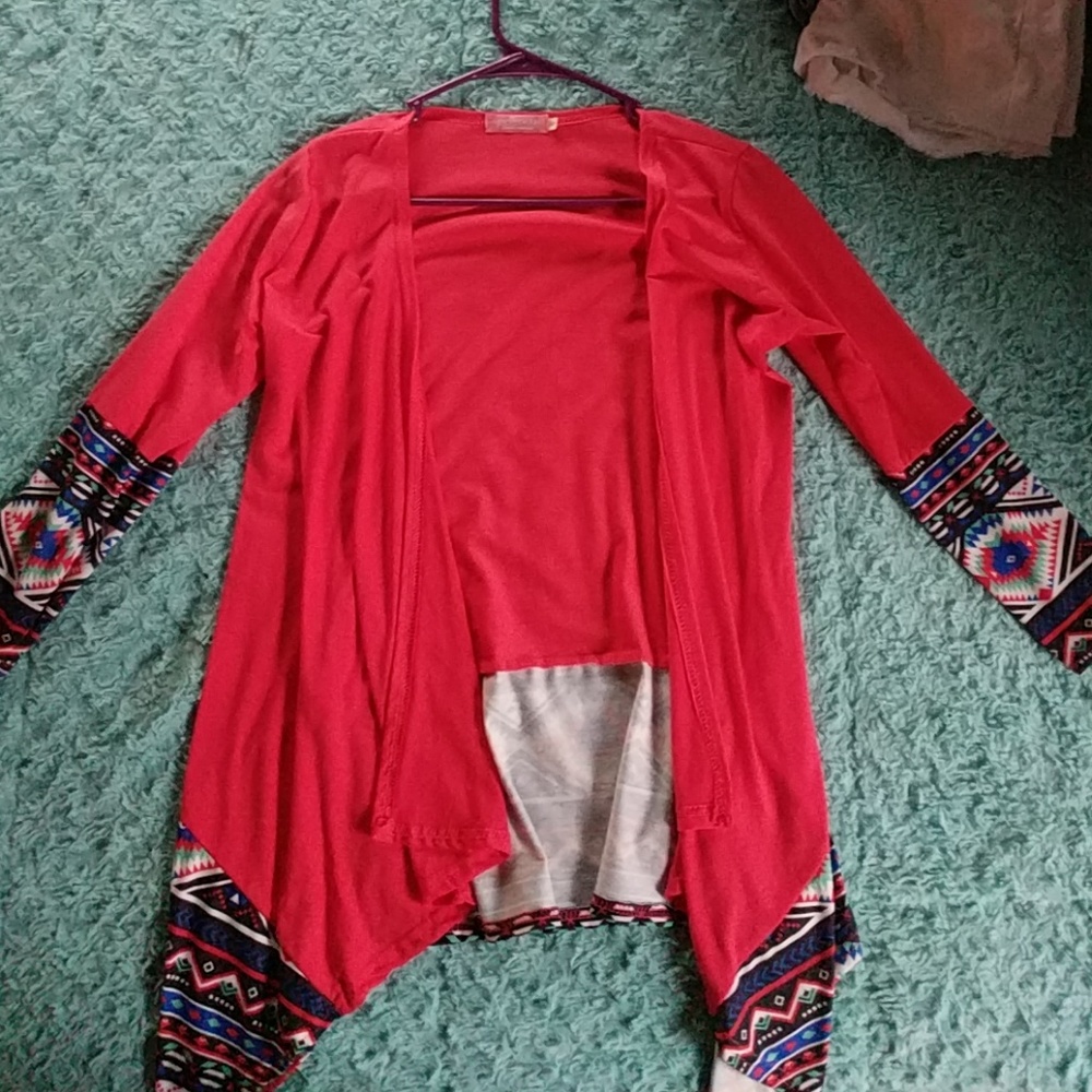Colorful cardigan