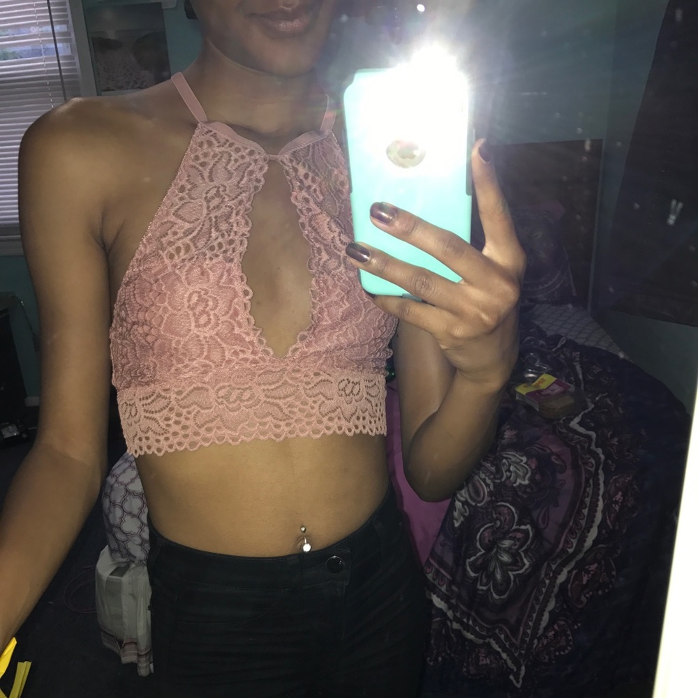 🌸NEW LACE DUSTY PINK BRALETTE🌸