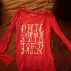 OSU vneck long sleeve
