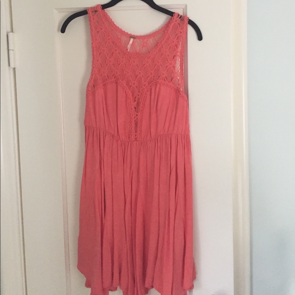 Free people coral dress