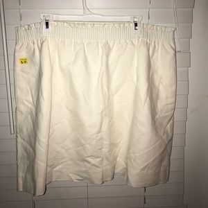 White J Crew Bag Skirt