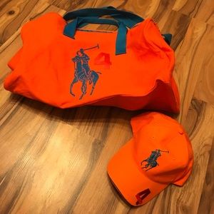 Polo horse tote and hat!