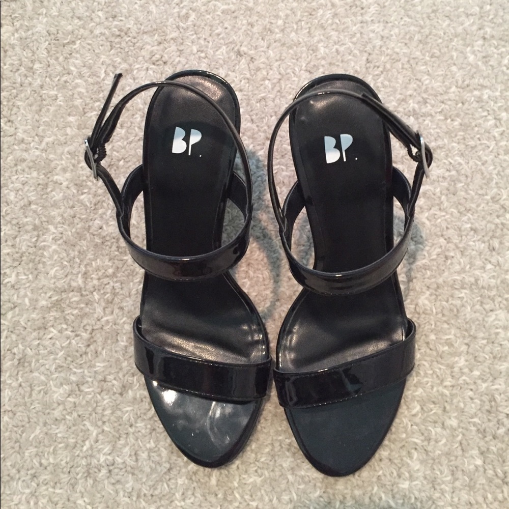 Black patent heels - Nordstrom brand