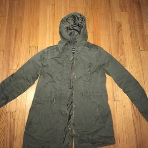 Hunter green fall jacket