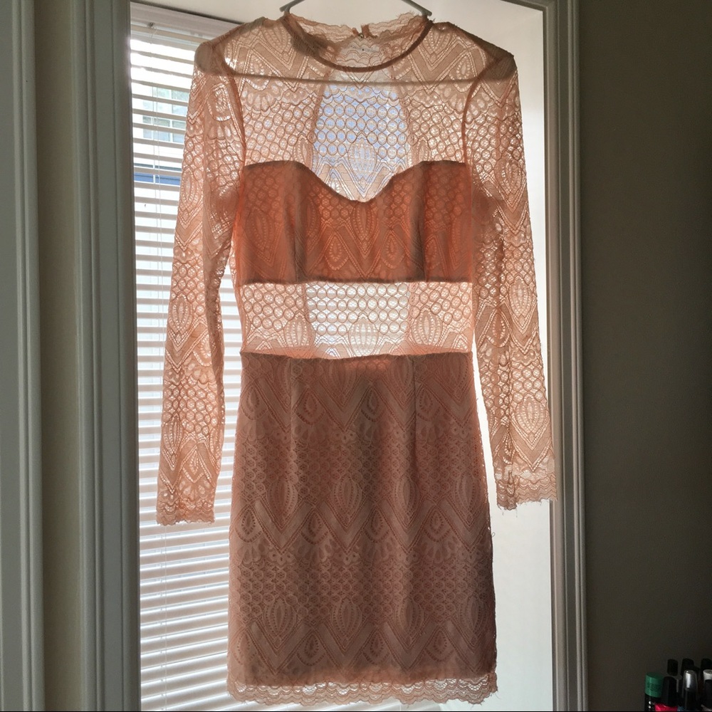 Blush Pink Bebe Dress