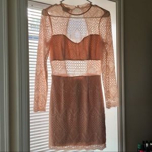 Blush Pink Bebe Dress