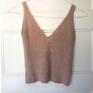Brandy Melville knit crop top