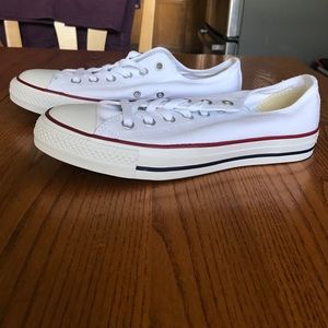 Brand New White Converse Sneakers