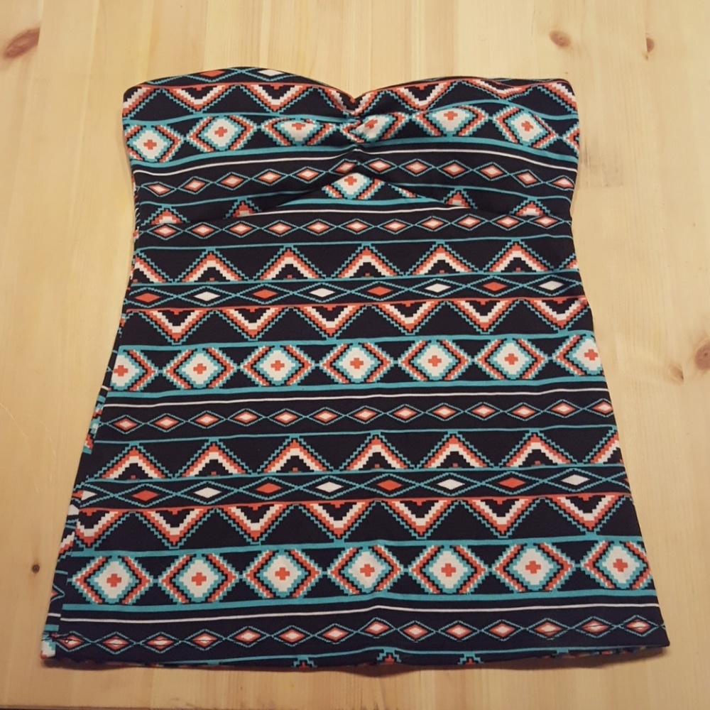 Aztec tube top