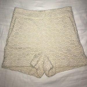 Crochet shorts