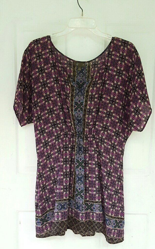 Anthropologie Silk Tunic