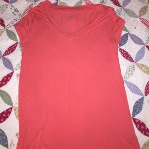 XXL Mossimo v-neck t-shirt - salmon