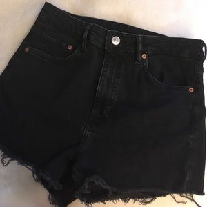 High-Waisted Denim Cutoffs