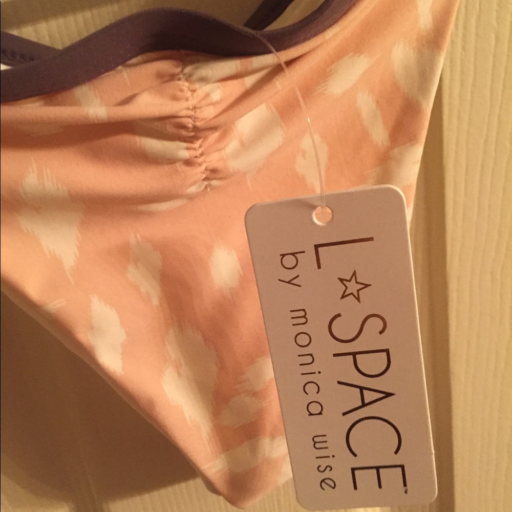 Lspace ruched bikini bottom