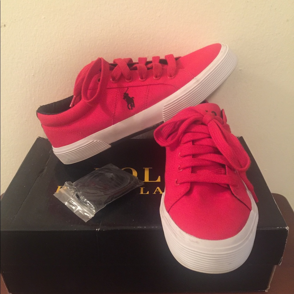 Ralph Lauren Canvas Sneakers