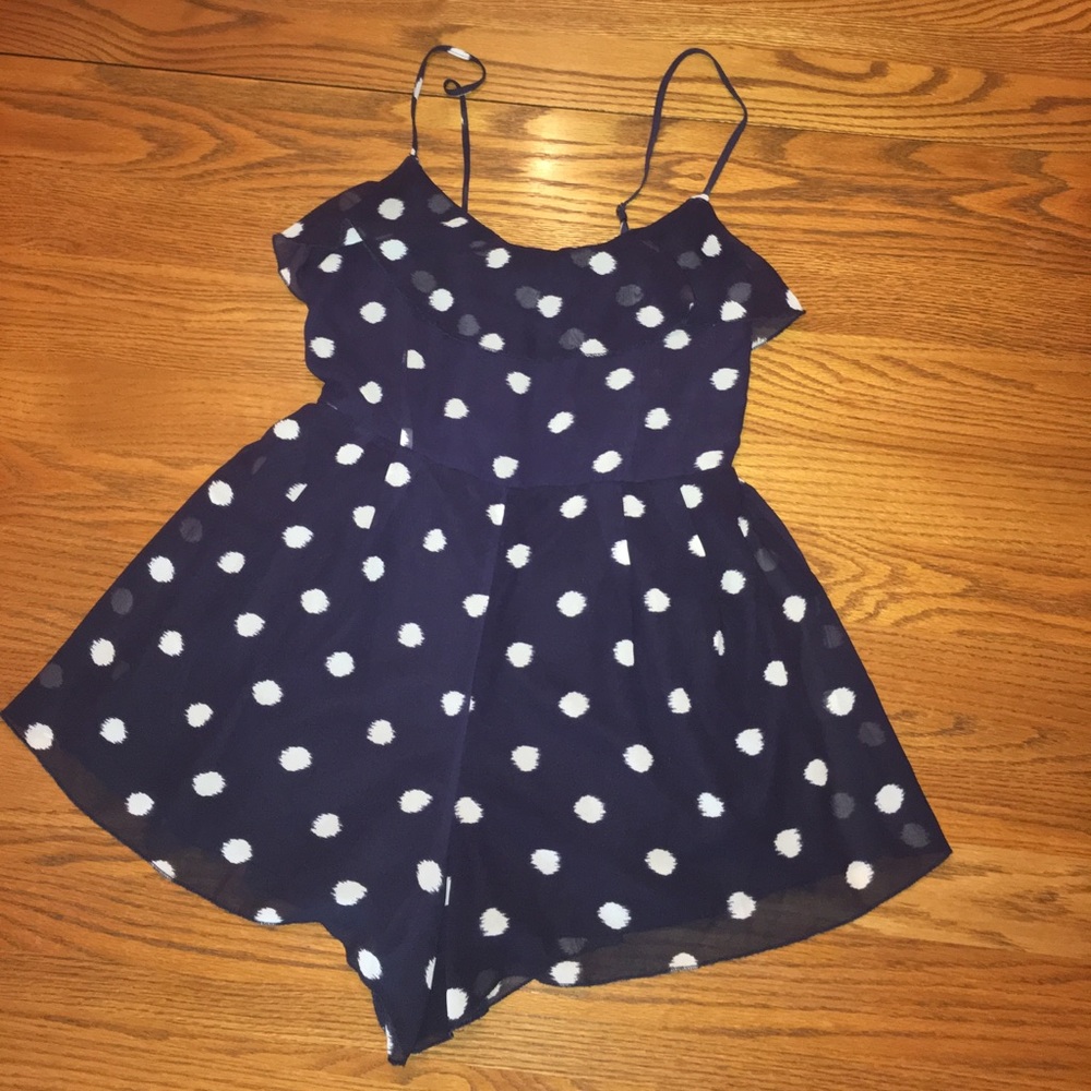 Polka dot romper