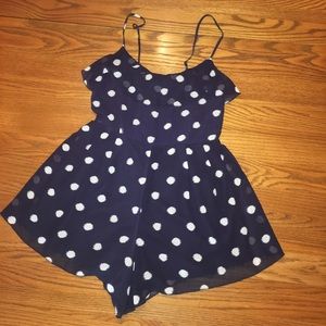 Polka dot romper
