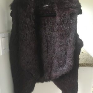 Yves Salomon Rabbit Fur Vest