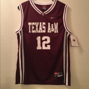 Nike Texas A&M Aggies #12 maroon jersey