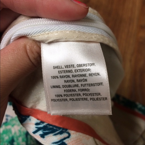 Anthropologie Eleveness Green Printed Skort - Picture 7 of 8