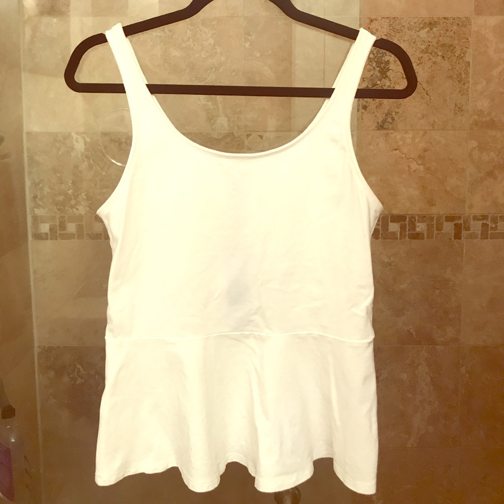White tank top