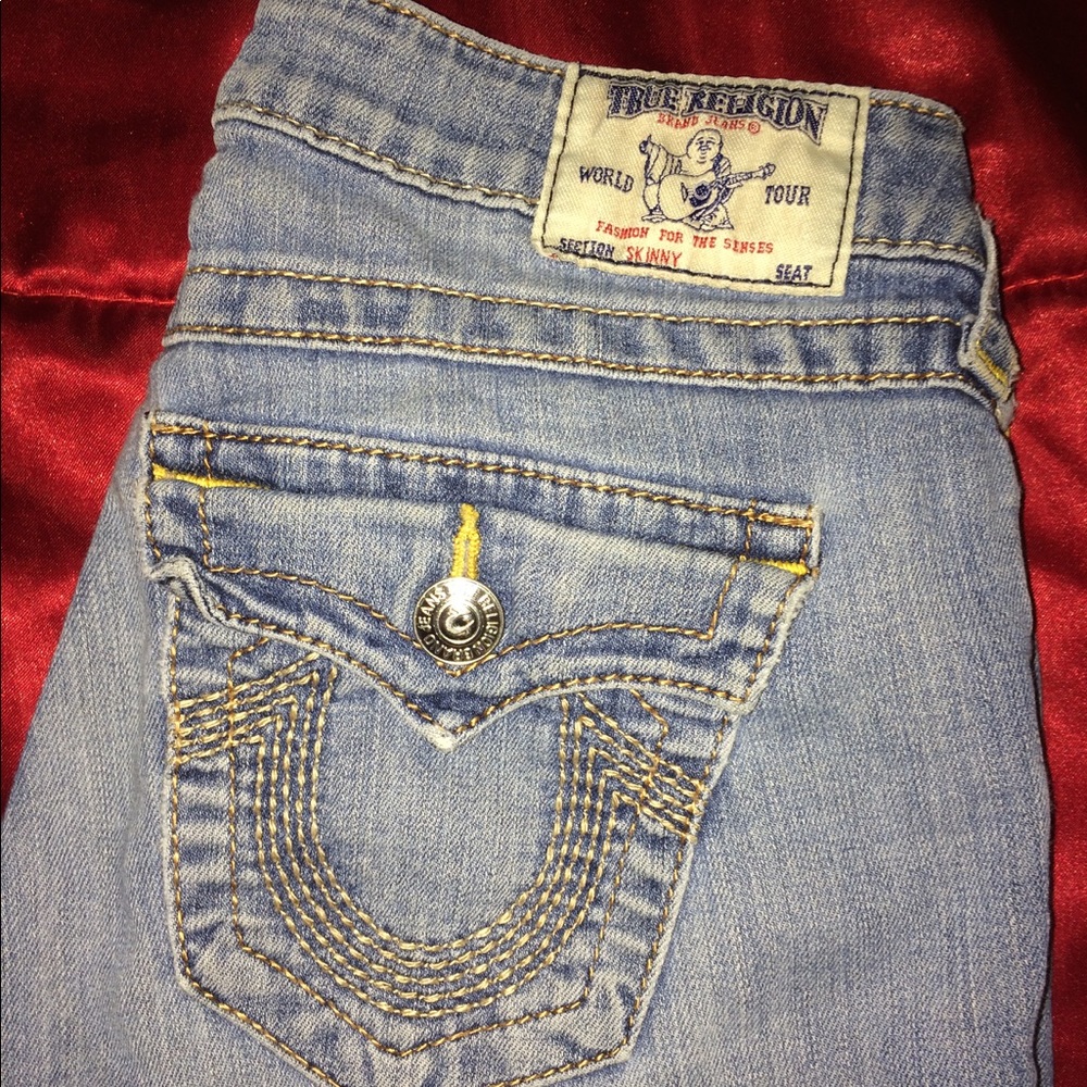 Women's skinny True Religion jeans