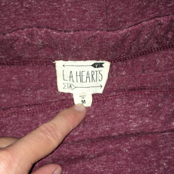 *SOLD* LA Hearts Heather Circle Skirt Sz M - Picture 7 of 7