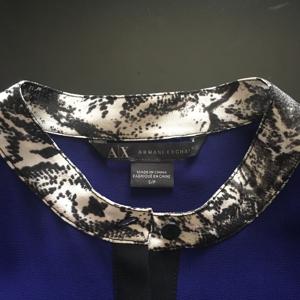 πHP 2Xβ₯οΈ ARMANI EXCHANGE BLOUSE! - Picture 2 of 7