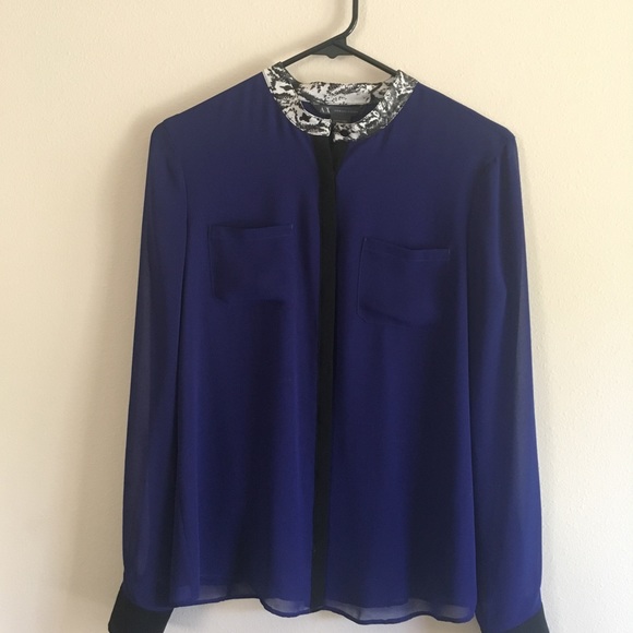 🎉HP 2X♥️ ARMANI EXCHANGE BLOUSE! - Picture 6 of 7