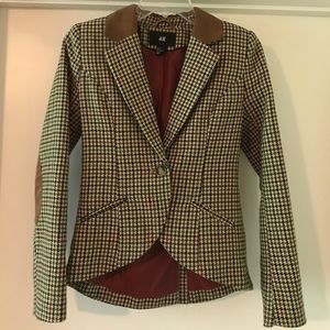 H&M Checkered Blazer