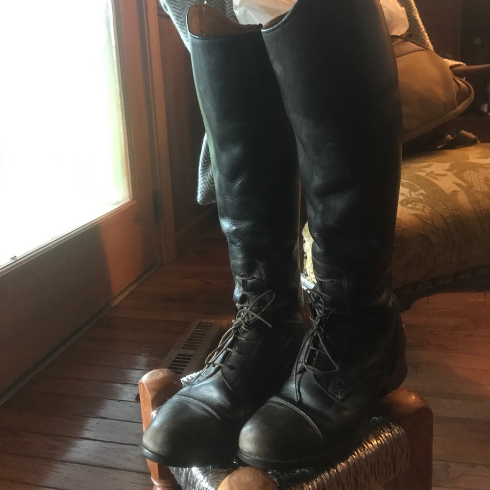 Field boots .. show quality ( with polish)