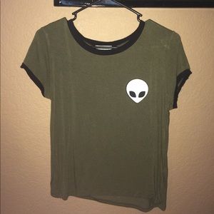 Alien ringer tee