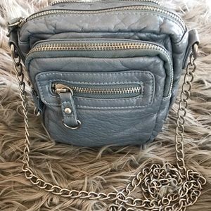 Blue Leather BDG Crossbody