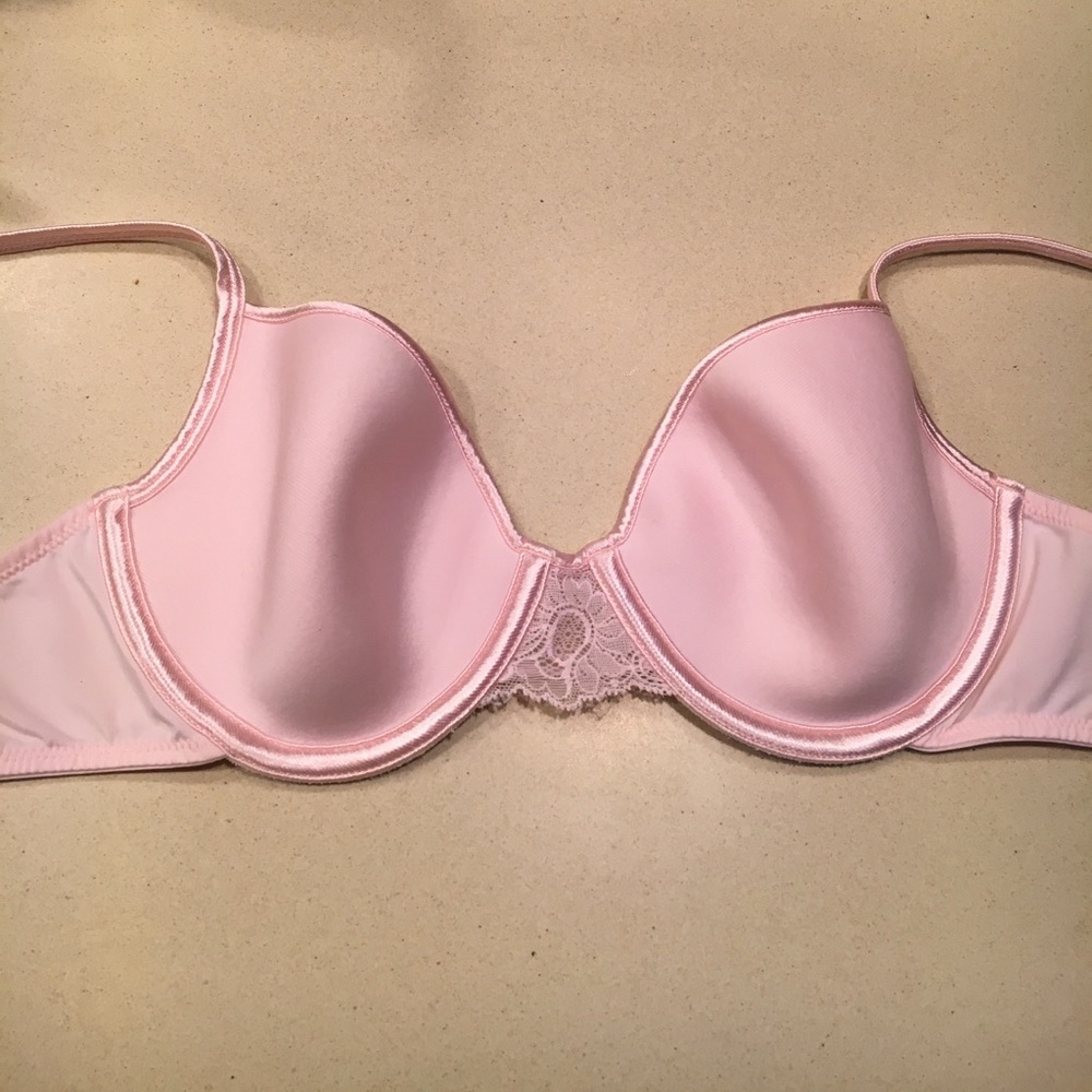 Pink soft bra