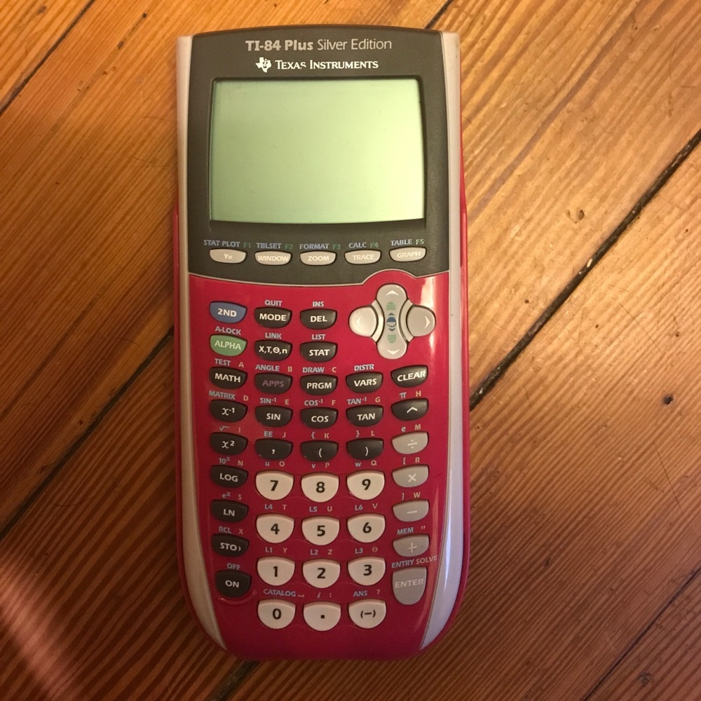TI-84 PLUS SILVER EDITION CALCULATOR