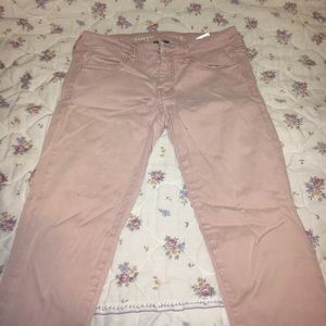 American eagle jeggings. Super stretch rose