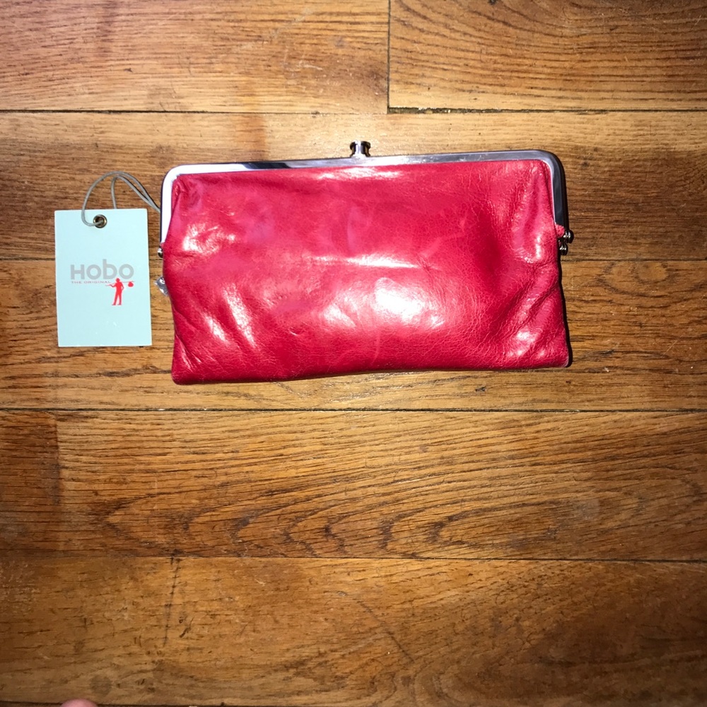 NWT red hobo wallet