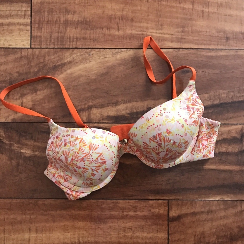 Victoria's Secret Orange Bra 32B