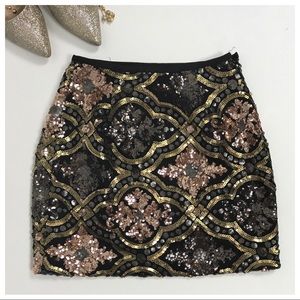 Boston Proper Size 2 Sequin Skirt