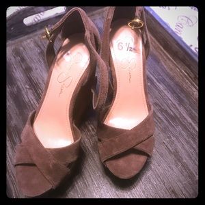 Jessica Simpson wedges