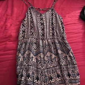 Aztec patterned romper
