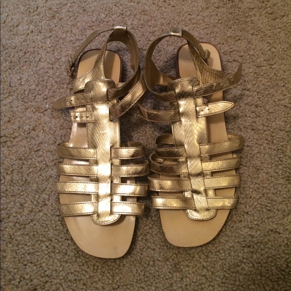 Gold Sandals