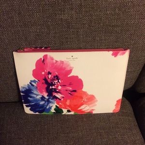 Kate spade flower clutch
